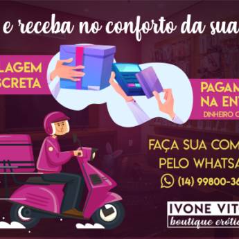 Comprar o produto de SEXSHOP DELIVERY  (14) 99800-3646 em Outros pela empresa Sexshop Ivone Vito em Bauru, SP por Solutudo