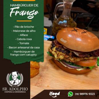 Comprar o produto de Hambúrguer de Frango em Restaurantes em Americana, SP por Solutudo