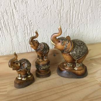 Comprar o produto de Elefante Resina em Decoração em São Carlos, SP por Solutudo