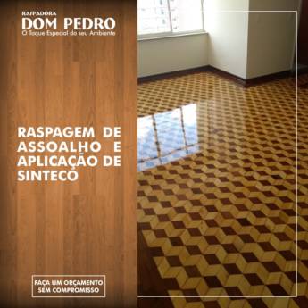 Comprar o produto de Raspagem de Assoalho e Aplicação de Sinteco em Residencial em Americana, SP por Solutudo