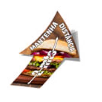 Comprar o produto de Adesivo de Piso Vinil Branco Seta em Adesivos em São José do Rio Preto, SP por Solutudo