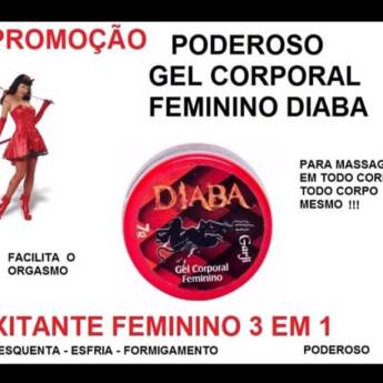 Comprar o produto de Gel Corporal Diaba 3 em 1 em Sex Shop em Marília, SP por Solutudo