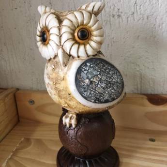 Comprar o produto de Coruja Resina em Decoração em São Carlos, SP por Solutudo