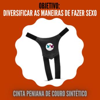 Comprar o produto de Cinta peniana de couro sintético - Da 18ª. CATEGORIA: 50 Tons / Acessórios BDSM em Sadomasoquismo em Guarulhos, SP por Solutudo