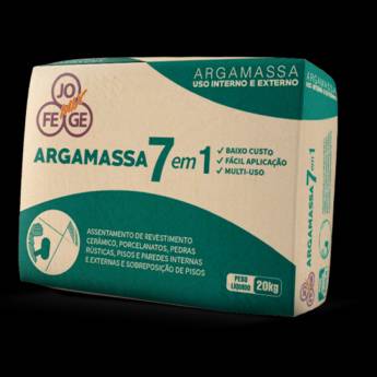 Comprar o produto de Argamassa 7 em 1 Jofege em Argamassa - Rejunte pela empresa Atacadão do Cimento - Cimento em Atibaia em Atibaia, SP por Solutudo