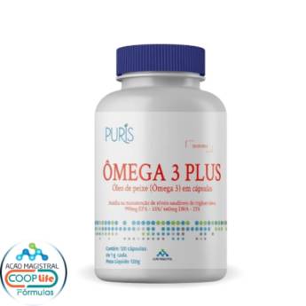 Comprar o produto de Óleo De Peixe Omega Puris 3 1G 120 Caps em Suplementos pela empresa Coop Life Fórmulas - Farmácia de Manipulação em Itapetininga, SP por Solutudo