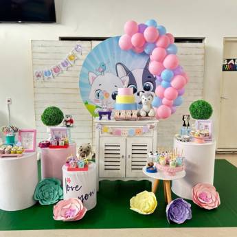 Comprar o produto de Decoração Gato e cachorro  em Buffet em Itatiba, SP por Solutudo Comprar o produto de Decoração Gato e cachorro  em Buffet em Itatiba, SP por Solutudo