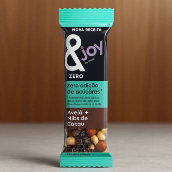 Comprar o produto de BARRINHA JOY ZERO  AVELÃ E CACAU em Castanha de Caju em Mineiros, GO por Solutudo