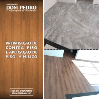 Comprar o produto de Preparação de contra piso e aplicação de piso vinílico em Piso Vinílico em Americana, SP por Solutudo