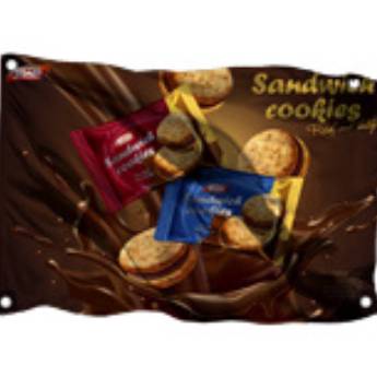 Comprar o produto de BANDEIRAS ELASTANO COSTURA LINHA BRANCA OVERLOCK COM ILHÓS em Bandeiras em Botucatu, SP por Solutudo