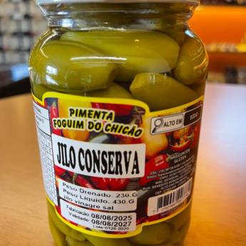 Comprar o produto de Jilo conserva  em Mercearias em Mineiros, GO por Solutudo