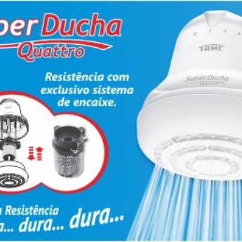 Comprar o produto de DUCHA FAME SUPER QUATTRO 4T em Chuveiros e Duchas em Jaboticabal, SP por Solutudo