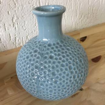 Comprar o produto de Vaso Cerâmica Azul em Vasos Decorativos em São Carlos, SP por Solutudo