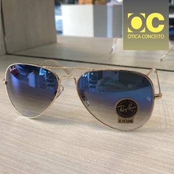 Comprar o produto de Óculos de Sol - Rayban Aviador em Óculos pela empresa Ótica Conceito em Foz do Iguaçu, PR por Solutudo