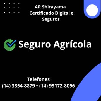 Comprar o produto de Seguro Agrícola  em Seguros em Botucatu, SP por Solutudo