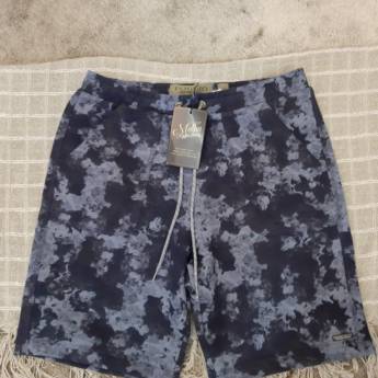 Comprar o produto de Bermuda marinho moletom em Moda Masculina em Bauru, SP por Solutudo