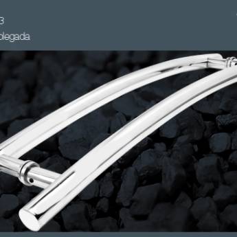 Comprar o produto de PUXADOR SAFIRA 40 CM POLIDO em Fechaduras e Travas em Jaboticabal, SP por Solutudo