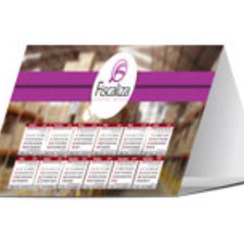 Comprar o produto de CALENDÁRIO DE MESA BÁSICO COUCHÊ 250G VERNIZ UV TOTAL FRENTE - 4X0 em Calendários em São José do Rio Preto, SP por Solutudo