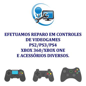 Comprar o produto de Reparo Controle e Acessórios Vídeo Games em Assistência Técnica em Foz do Iguaçu, PR por Solutudo