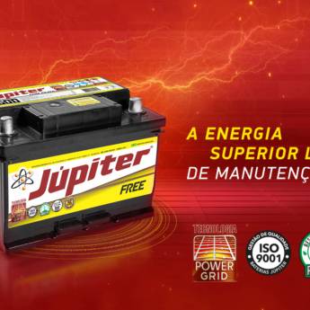 Comprar o produto de Bateria Júpiter 60AH FREE  em Baterias em Botucatu, SP por Solutudo
