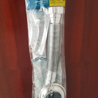 Comprar o produto de Sifao universal cromado c/ canopla blukit  em Tubos e Conexões em Bauru, SP por Solutudo