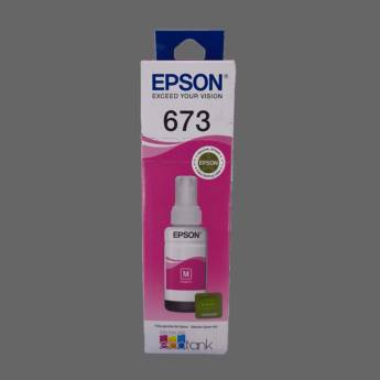 Comprar o produto de Garrafa de tinta epson 673 magenta em Tintas e Recargas pela empresa Toner & Cia Cartuchos em Foz do Iguaçu, PR por Solutudo