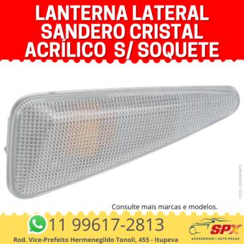 Comprar o produto de Lanterna Lateral Sandero Cristal Acrílico  s/ Soquete em A Classificar pela empresa Spx Acessórios e Autopeças em Itupeva, SP por Solutudo