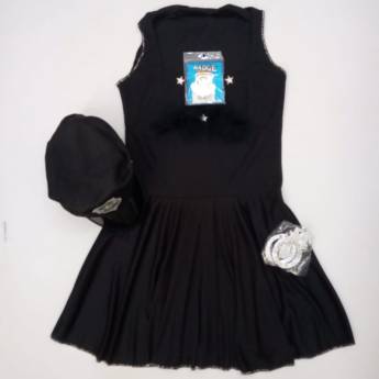 Comprar o produto de 2539 - Vestido policial adulto (tamanho 42) em Fantasia Adulto Feminina em Tietê, SP por Solutudo
