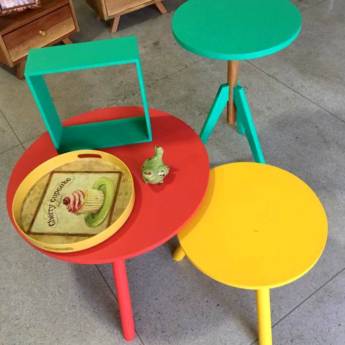 Comprar o produto de Mesinhas de Madeira em Decoração em São Carlos, SP por Solutudo