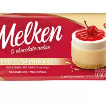 Comprar o produto de Melken Branco Barra 1,050 kg em Confeitaria em Jundiaí, SP por Solutudo