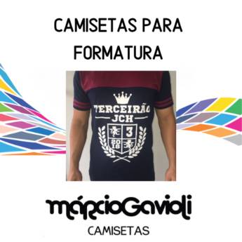 Comprar o produto de Camisetas de Formatura em A Classificar pela empresa Marcio Gavioli Camisetas e Estamparia em Itapetininga, SP por Solutudo