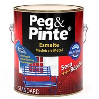 Comprar o produto de Esmalte Madeira e Metal Standard Marrom Brilhante 3,6L Peg & Pinte. em Tintas e Impermeabilizantes em Boituva, SP por Solutudo