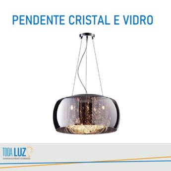 Comprar o produto de Pendente Cristal e Vidro em Iluminação pela empresa Toda Luz Materiais Elétricos e Iluminação em Atibaia, SP por Solutudo