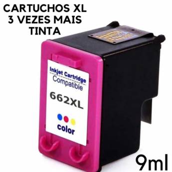 Comprar o produto de Cartucho HP 662XL 662 CZ106AB CZ106AL Color COMPATIVEL| em Cartuchos Jato de Tinta pela empresa Toner e Cartuchos Dalmeida Distribuidora em Bauru, SP por Solutudo