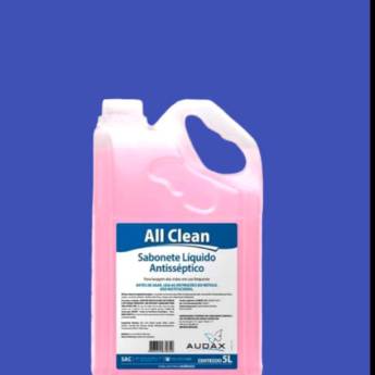 Comprar o produto de Sabonete líquido antisséptico Alll clear 5lts Audax em Produtos de Limpeza em Jundiaí, SP por Solutudo