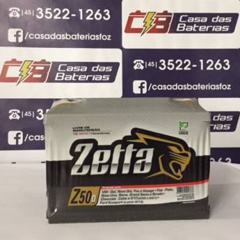 Comprar o produto de Bateria Zetta Z50D em Baterias em Foz do Iguaçu, PR por Solutudo