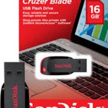 Comprar o produto de Pen Drive Sandisk 16 GB em Sandisk em Boituva, SP por Solutudo