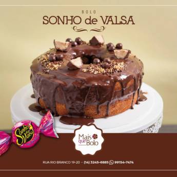 Comprar o produto de Bolo Sonho de Valsa em Bolos e Doces em Bauru, SP por Solutudo