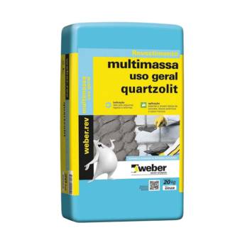 Comprar o produto de Multimassa Geral 20kg Quartzolit em Argamassa - Rejunte em Atibaia, SP por Solutudo