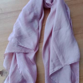Comprar o produto de Lenço seda pura rosa claro  em Roupas e Acessórios pela empresa Loja Ego 3 p - Roupas e Acessórios Femininos em Botucatu, SP por Solutudo