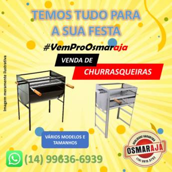 Comprar o produto de Churrasqueiras - Vários modelos e tamanhos em Alimentos e Bebidas em Botucatu, SP por Solutudo