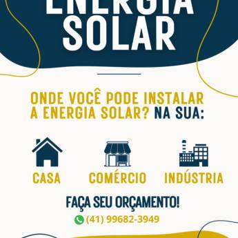 Comprar o produto de Propaganda Energia Solar em Energia Solar em Curitiba, PR por Solutudo