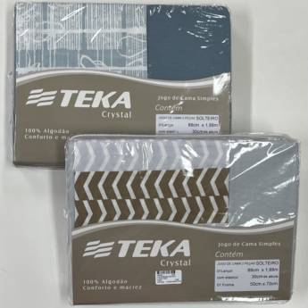 Comprar o produto de Jogo de cama solteiro Teka em A Classificar em Uberlândia, MG por Solutudo