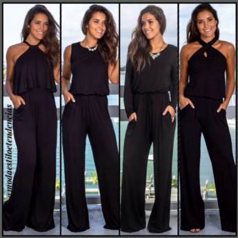 Comprar o produto de Temos Macacão Preto aqui na loja, um modelo no Tamanho: 34/36 e outro no Tamanho: 42. em Outros Macacões em Bauru, SP por Solutudo