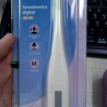 Comprar o produto de Termômetro  digital Omron  em Termômetros em Foz do Iguaçu, PR por Solutudo