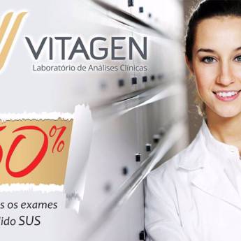 Comprar o produto de Exames com Pedido do SUS - 50% de Desconto em Saúde pela empresa Vitagen Laboratório de Análises Clínicas - Centro em Foz do Iguaçu, PR por Solutudo