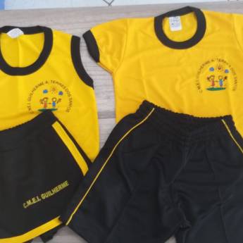 Comprar o produto de Uniforme CMEI Guilherme A. Terres dos Santos em Uniformes Escolares em Foz do Iguaçu, PR por Solutudo