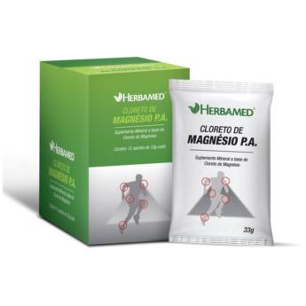 Comprar o produto de Cloreto de magnésio P.A. 33g - Herbamed em Farmácias de Manipulação em Botucatu, SP por Solutudo