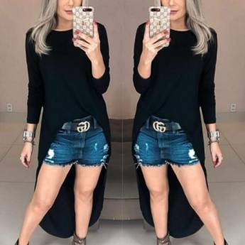 Comprar o produto de Shorts Jeans Destroyed (Semelhante a esse Disponível no Tamanho: 36) em Roupas e Acessórios em Bauru, SP por Solutudo