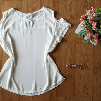 Comprar o produto de Blusa crepe  em Blusas em Bauru, SP por Solutudo Comprar o produto de Blusa crepe  em Blusas em Bauru, SP por Solutudo